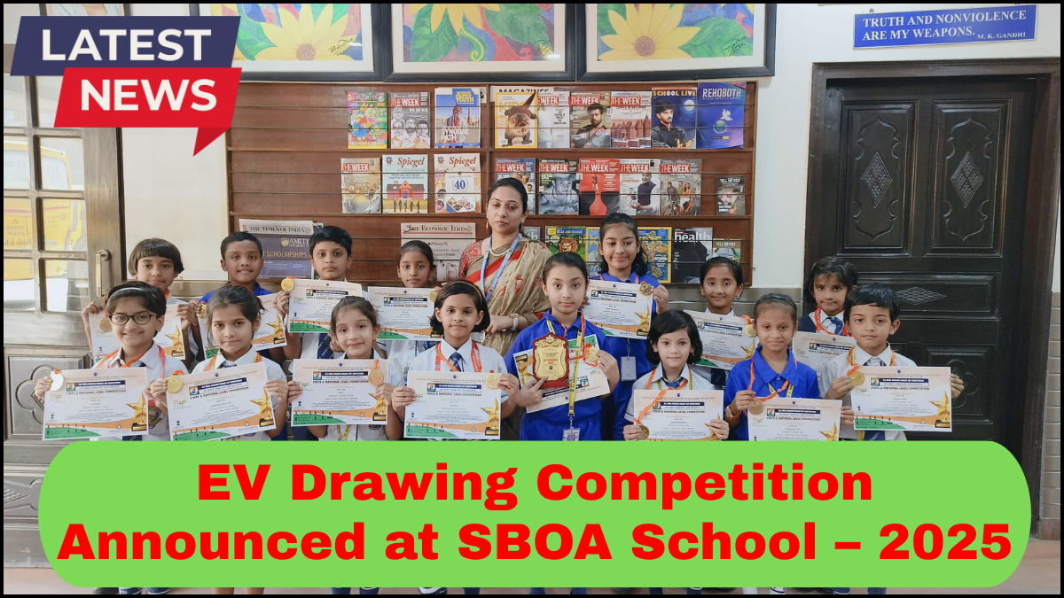 EV Drawing Competition Announced at SBOA School – 2025