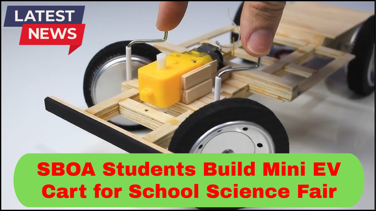SBOA Students Build Mini EV Cart for School Science Fair
